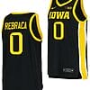 Filip Rebraca Jersey Iowa Hawkeyes College Basketball Black #0