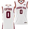 Hunter Cattoor Jersey Virginia Tech Hokies College Basketball NIL Pick-A-Player White #0