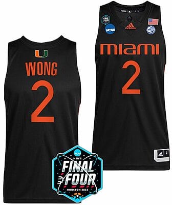 Isaiah Wong Jersey Miami Hurricanes 2023 NCAA March Madness White College Basketball #2 6 Isaiah Wong Jersey Miami Hurricanes 2023 NCAA March Madness White College Basketball #2