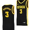Jordan Bohannon Jersey Iowa Hawkeyes College Basketball Black Swingman #3 7 Jordan Bohannon Jersey Iowa Hawkeyes College Basketball Black Swingman #3