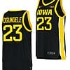 Josh Ogundele Jersey Iowa Hawkeyes College Basketball Black #23