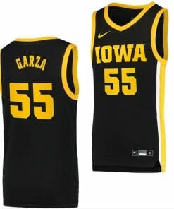Luka Garza Jersey Iowa Hawkeyes College Basketball Swingman Black #55