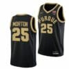 Men's #25 Ethan Morton Jersey Purdue Boilermakers College Basketball Jerseys Black