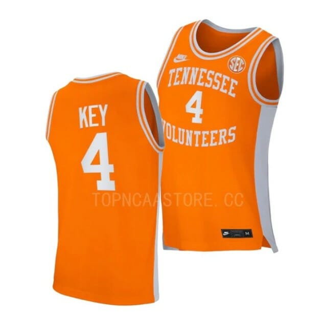 Men's #4 Tyreke Key Jersey Tennessee Volunteers College Basketball Jerseys 2 Men's #4 Tyreke Key Jersey Tennessee Volunteers College Basketball Jerseys Orange Retro