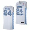 Men's #24 Tyler Nickel Jersey North Carolina Tar Heels College Basketball Jerseys White 2 Men's #24 Tyler Nickel Jersey North Carolina Tar Heels College Basketball Jerseys White