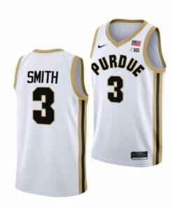 Men's #3 Braden Smith Jersey Purdue Boilermakers College Basketball Jerseys White