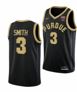 Men's #3 Braden Smith Jersey Purdue Boilermakers College Basketball Jerseys Black