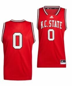 Men's #0 Terquavion Smith Jersey NC State Wolfpack College Basketball Jerseys Red Retro