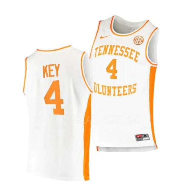 Men's #4 Tyreke Key Jersey Tennessee Volunteers College Basketball Jerseys 10 Men's #4 Tyreke Key Jersey Tennessee Volunteers College Basketball Jerseys White