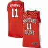 Fighting Illini #11 Ayo Dosunmu Basketball Jersey Retro Stitched College Jerseys Orange