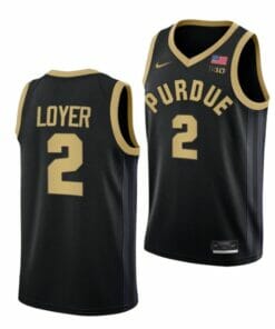 Men's #2 Fletcher Loyer Jersey Purdue Boilermakers College Basketball Jerseys Black