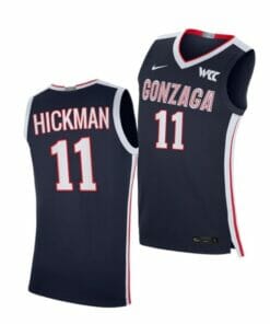 Men's #11 Nolan Hickman Jersey Gonzaga Bulldogs College Basketball Jerseys 5 Men's #11 Nolan Hickman Jersey Gonzaga Bulldogs College Basketball Jerseys Navy