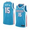 Men's #15 Efton Reid III Jersey Gonzaga Bulldogs College Basketball Jerseys Blue