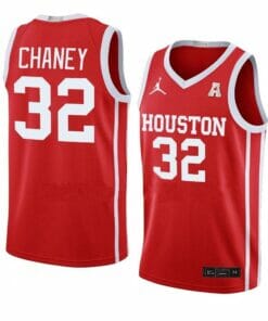 Men's #32 Reggie Chaney Jersey Houston Cougars College Basketball Jerseys