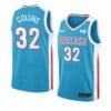 Men's #32 Zach Collins Jersey Gonzaga Bulldogs College Basketball Jerseys Blue