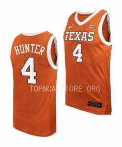 Men's #4 Tyrese Hunter Jersey Texas Longhorns College Basketball Jerseys 11 Men's #4 Tyrese Hunter Jersey Texas Longhorns College Basketball Jerseys Orange