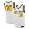 Men's Custom Missouri Tigers Basketball Jersey Name and Number Replica Alternate White 6 Men's Custom Missouri Tigers Basketball Jersey Name and Number Replica Alternate White