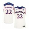 Andrew Wiggins Jersey #22 Kansas Jayhawks White College Basketball 3 Andrew Wiggins Jersey #22 Kansas Jayhawks White College Basketball