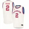 Christian Braun Jersey #2 Kansas Jayhawks Cream Stitched College Basketball