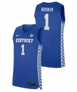 Kentucky Wildcats #1 Royal Devin Booker Jersey College Basketball Jerseys