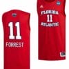 Michael Forrest Jersey FAU Owls College Basketball 2023 NCAA March Madness Red #11