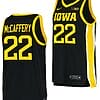 Patrick McCaffery Jersey Iowa Hawkeyes College Basketball Black #22