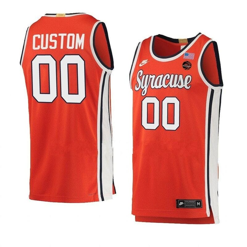 Syracuse Orange Jersey Custom College Basketball Jerseys Name and Number Red