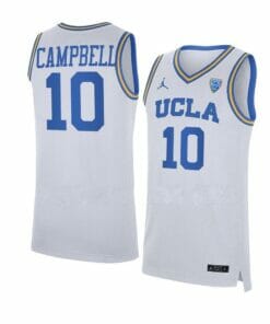 Tyger Campbell Jersey #10 UCLA Bruins NCAA College Basketball Jerseys White