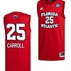 Tre Carroll Jersey FAU Owls College Basketball 2023 NCAA March Madness Red #25