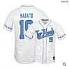 Aaron Sabato Jersey North Carolina Tar Heels Baseball NCAA College White Elite Alumni #19