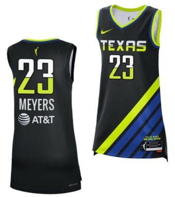 Abby Meyers Jersey Rebel Edition Dallas Wings College Basketball 2023 WNBA Draft Black #23 6 Abby Meyers Jersey Rebel Edition Dallas Wings College Basketball 2023 WNBA Draft Black #23