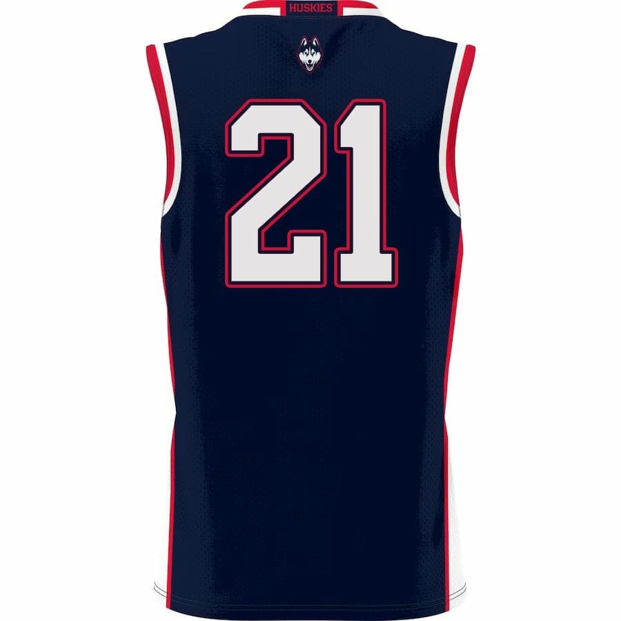 Adama Sanogo Jersey UConn Huskies College Basketball No Name Navy #21 3 Adama Sanogo Jersey UConn Huskies College Basketball No Name Navy #21 - Image 3