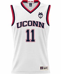Alex Karaban Jersey UConn Huskies College Basketball White #11 7 Alex Karaban Jersey UConn Huskies College Basketball White 111 1