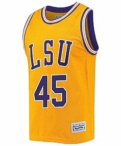 Alexis Morris Jersey LSU Tigers Basketball 2023 NCAA College Retro Gold #45
