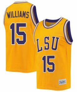Alisa Williams Jersey LSU Tigers Basketball 2023 NCAA College Retro Gold #15
