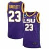 Amani Bartlett Jersey LSU Tigers Basketball 2023 NCAA College Purple #23