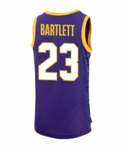 Alternative view of Amani Bartlett Jersey LSU Tigers Basketball 2023 NCAA College Purple #23