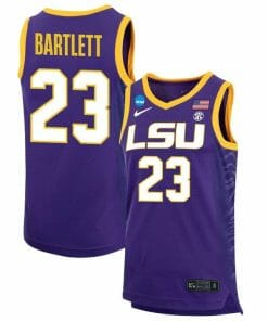 Amani Bartlett Jersey LSU Tigers Basketball 2023 NCAA College Purple #23