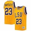 Amani Bartlett Jersey LSU Tigers Basketball 2023 NCAA College Retro Gold #23
