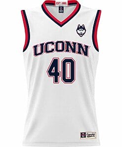 Andre Johnson Jr Jersey UConn Huskies College Basketball White #40 7 Andre Johnson Jr Jersey UConn Huskies College Basketball White 401 1