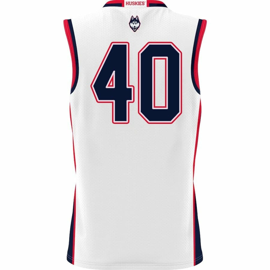 Andre Johnson Jr Jersey UConn Huskies College Basketball White #40 3 Andre Johnson Jr Jersey UConn Huskies College Basketball White #40 - Image 3