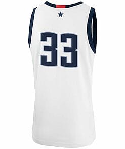 Apostolos Roumoglou Jersey UConn Huskies College Basketball No Name White 331 2