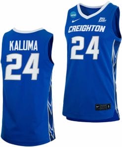Arthur Kaluma Jersey Creighton Bluejays College Basketball 2023 NCAA March Madness Blue #24