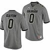 Ashaad Clayton Jersey Colorado Buffaloes College Football Game Gray #0