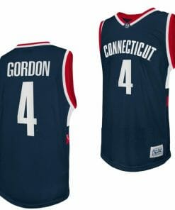Ben Gordon Jersey UConn Huskies College Basketball Navy Retro #4