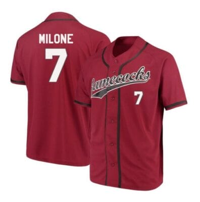 Brennan Milone Jersey South Carolina Gamecocks Baseball NCAA College Garnet Alumni #7