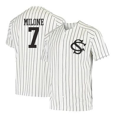 Brennan Milone Jersey South Carolina Gamecocks Baseball NCAA College White Alumni #7