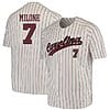 Brennan Milone Jersey South Carolina Gamecocks Baseball NCAA College White Red Stripe Alumni #7
