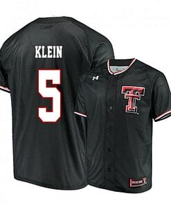 Brian Klein Jersey Texas Tech Red Raiders Baseball NCAA College Black Alumni #5