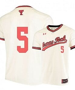 Brian Klein Jersey Texas Tech Red Raiders Baseball NCAA College Cream Alumni #5